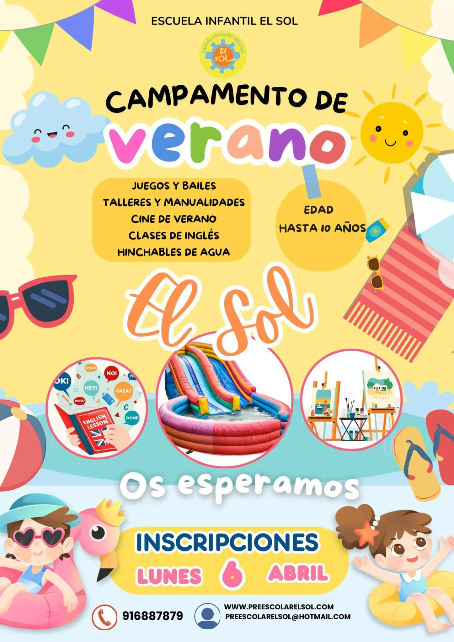 inscripciones campamento 2026